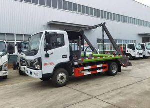 Factory Direct Sales of Dongfeng 4m³ with Garbage Binswining Arm Garbage Truck Oscillating Arm Garbage Truck