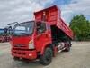 China Cheap 8 Tons Dump Truck  3 Seats  Front Lifting Style