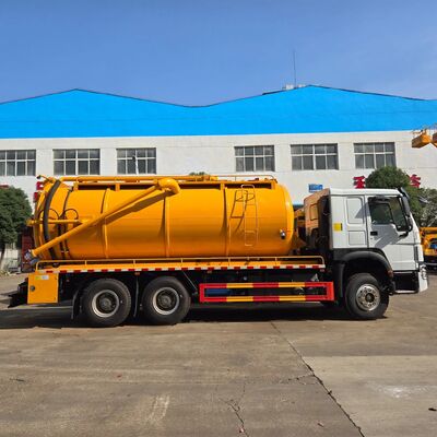 Low-Priced Sale of HOWO 18cbm Sewage Suction Truck 6X4 Vacuum Sewage Suction Truck Price China Sewage Truck Factory