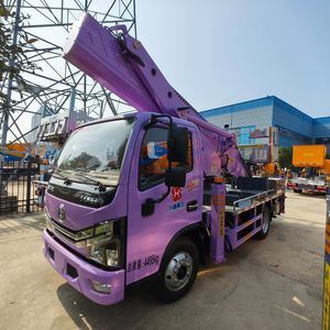 23m Aerial Work Vehicle with Operating Basket and Stair Lift Truck