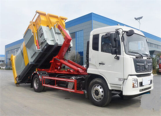 12 ton Hook-Arm Garbage Truck  for Commercial Waste Management