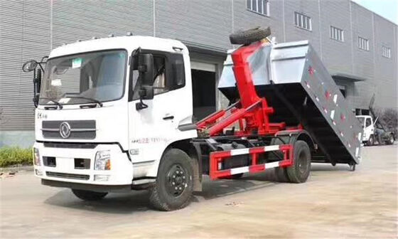 12 ton Hook-Arm Garbage Truck  for Commercial Waste Management
