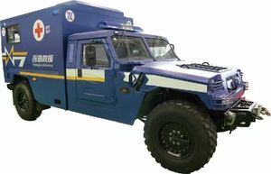 Four Wheel Drive Ambulance Medical Emergency Ambulance Special Vehicles to Treat The Wounded