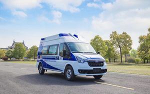 Medical Ambulance International Ambulance Electric Ambulance Ford-Transit-Ambulance with Oxygen and Portable Ventilators
