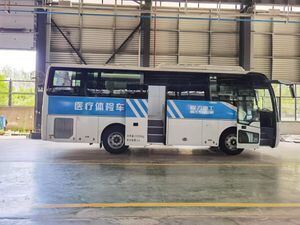 China 9m Passenger Car Was Changed to Health Cheak-up Car with Medical Vehicle Carrying Diagnostic Devices