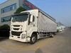 Export Isuzu 4X2 Side Curtain Box Truck  for Various Logistics