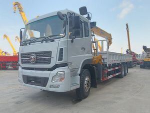 6X4 Drive 10t 12t Five Section Arm Truck with Hydraulic Lifting Crane