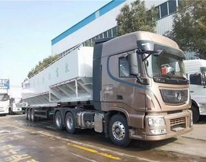 Premium Hydraulic Discharge Feed Semi-Trailer for Bulk Transport