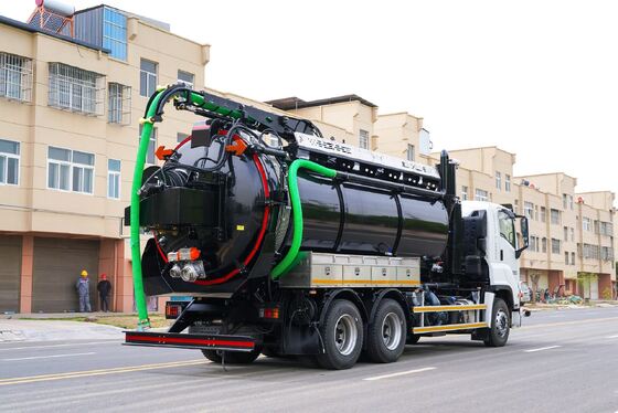 ISUZU 6X4 Septic Tank Suction Truck 22000 Liters 371HP Vacuum Sewage Truck for Efficient Waste Management