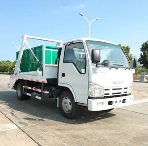 Factory Direct Isuzu Small Hydraulic Swing Arm Garbage Truck for Waste Collection