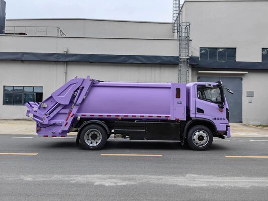 Pure Electric New Energy Vehicle with a Capacity of 8 Cubic Meters and a Rear Mounted Bucket Type Compressed Garbage Truck