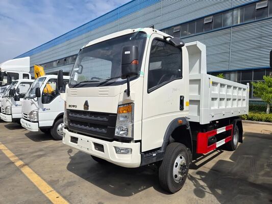 HOWO4X2 4X4 6 Rounds Drive Dump Truck, 5-Ton Dump Truck, Sold in The Factory.
