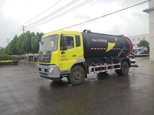 Manufacturer Direct Sales of 15 Cubic Meters Dongfeng Sewer Cleaning Truck Sewage Suction Transport Truck Powerful Suction Truck