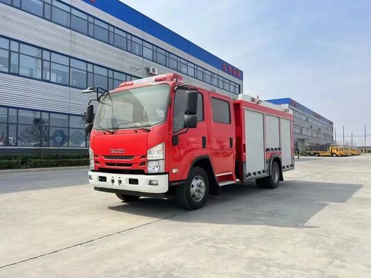 Manual Transmission ISUZU 5 Ton Water Fire Truck for Emergency Response