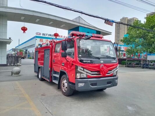 Dongfeng 6t Payload Water Tank Fire Truck with Manual Transmission and 6000L Water Capacity