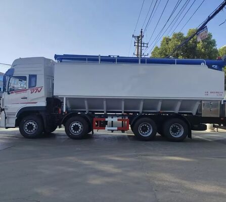 40 Cubic Meter Bulk Feed Transport Vehicle with Hydraulic Drive and Euro 3 Emission Standard