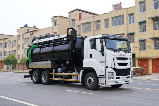 ISUZU 6X4 Septic Tank Suction Truck 22000 Liters 371HP Vacuum Sewage Truck for Efficient Waste Management