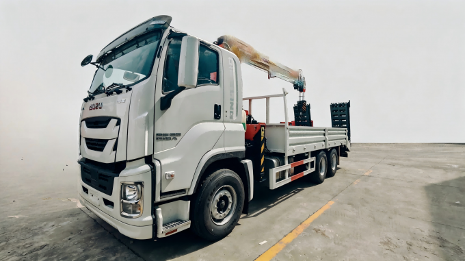 ISUZU GIGA 6x4 12 ton Cargo Crane Truck for Construction 1